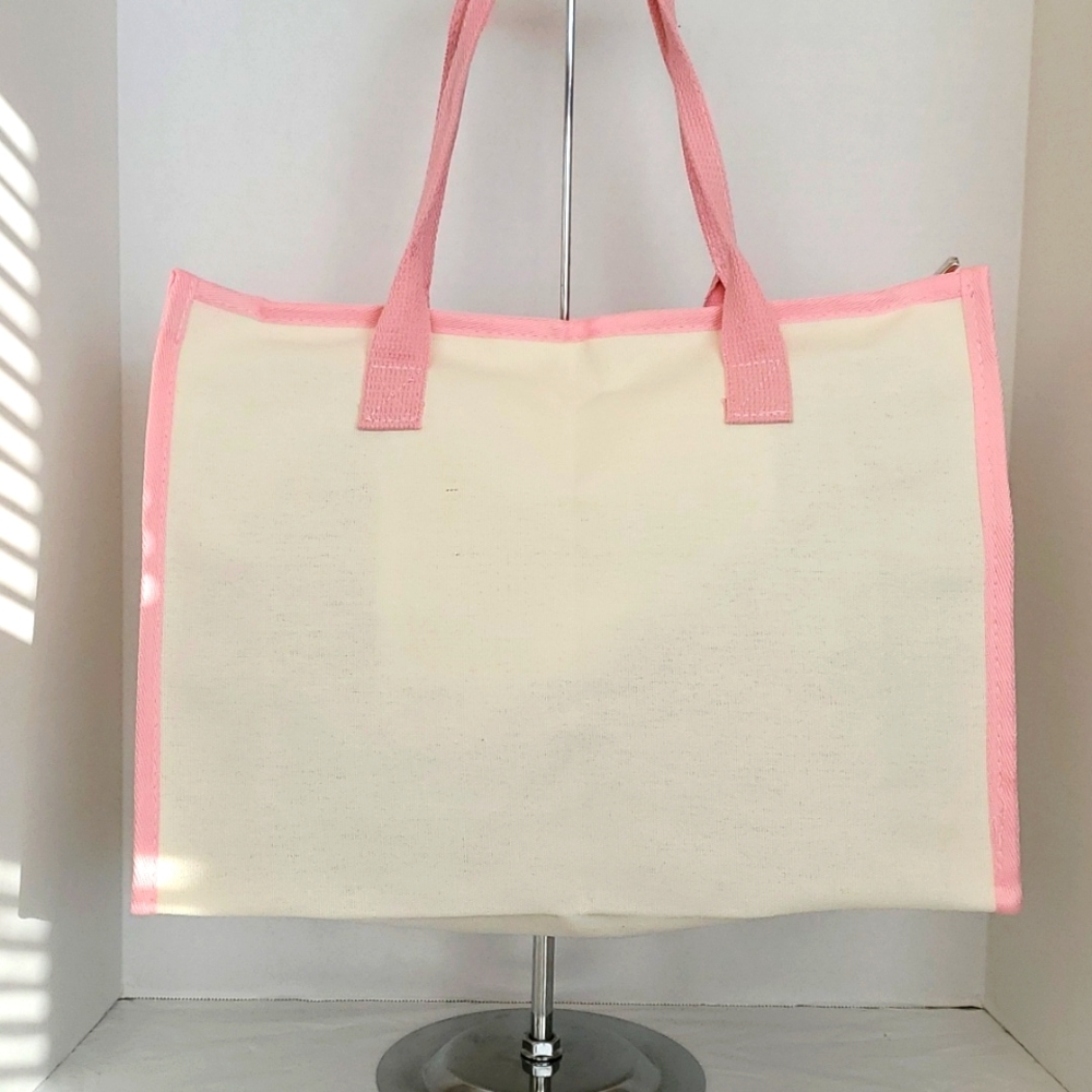 Hello Kitty Pink Bow Tote Bag NWOT - Picture 2 of 4